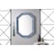 James Martin Vanities Tangent 30in Mirror, Silver w/ Delft Blue 963-M30-SL-DB - alternate 4